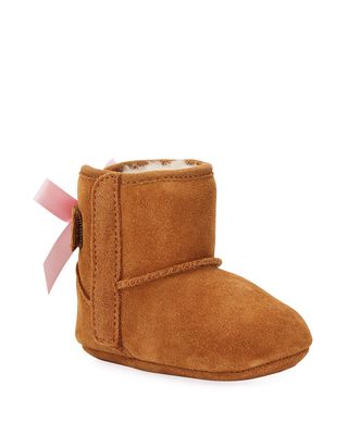 Jesse Bow II Suede Bootie, Infant Sizes 0-12 Months