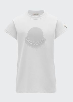 Girl's Tonal Bell Logo T-Shirt, Size 8-14