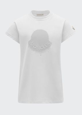 Girl's Tonal Bell Logo T-Shirt, Size 4-6