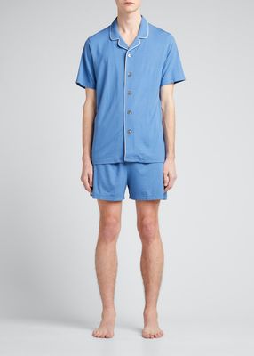 Men's Basel 12 Shortie Jersey Stretch Pajama Set