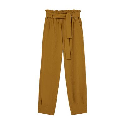 Oakland pants in stretch cotton seersucker
