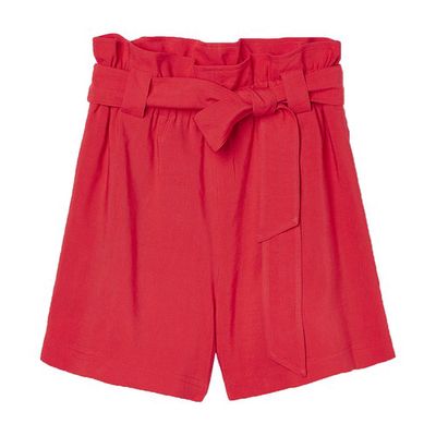 Nevada shorts in fluid linen and viscose blend