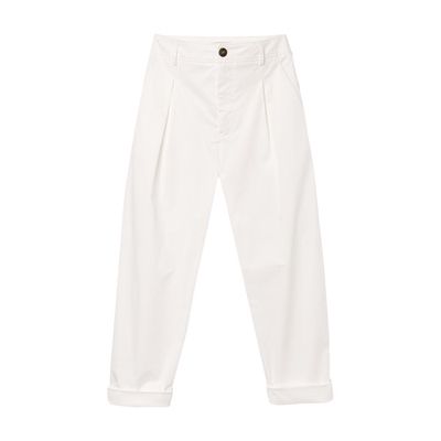 Anderson pants in stretch cotton gabardine