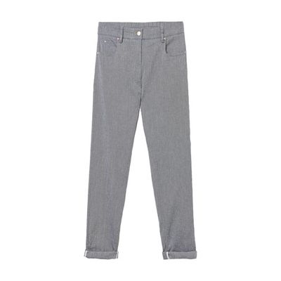 Louisville pants in light stretch linen and cotton denim