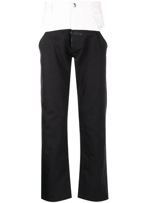 Zilver Brief cut-out trousers - Black