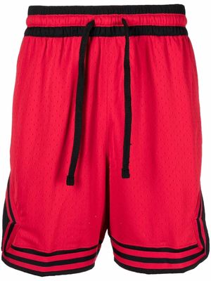 Jordan stripe-trim spot shorts - Red