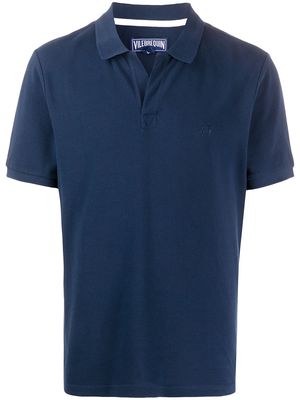 Vilebrequin short sleeved polo shirt - Blue
