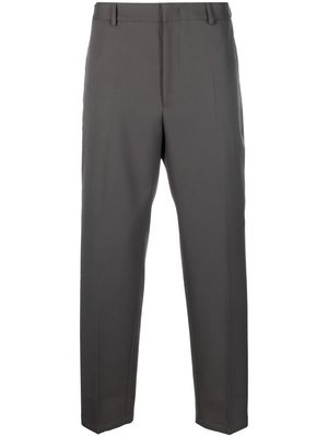 Jil Sander cropped straight-leg trousers - Grey
