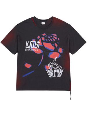 Ksubi Rose Biggie logo-print T-shirt - Black