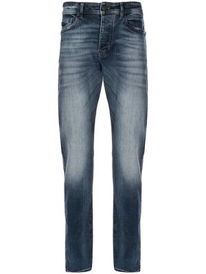BOSS mid-rise tapered jeans - Blue