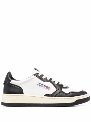 Autry contrast-panel low-top sneakers - White