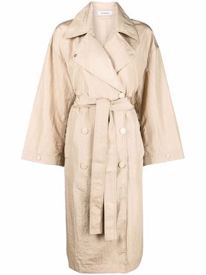 Rodebjer double-breasted trench coat - Neutrals