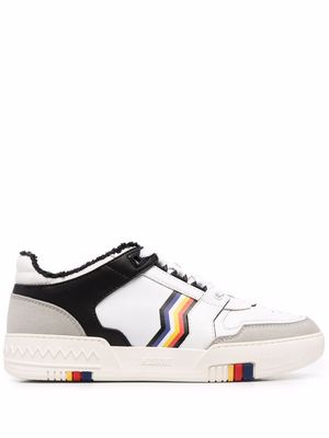 Missoni panelled low-top sneakers - White