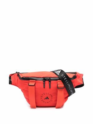 adidas by Stella McCartney logo-print belt bag - Orange