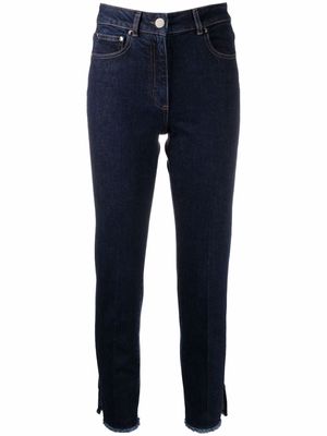 Peserico high-rise straight-leg jeans - Blue