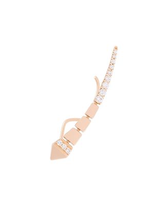 Anapsara diamond arrow earring - Metallic