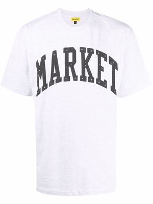 MARKET embossed-logo T-shirt - Grey