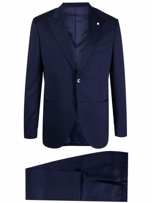 LUIGI BIANCHI MANTOVA two-piece tailored suit - Blue