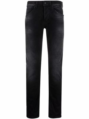 DONDUP faded slim-fit jeans - Black