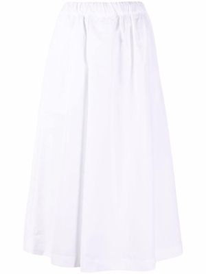 ASPESI pleat-detail midi skirt - White