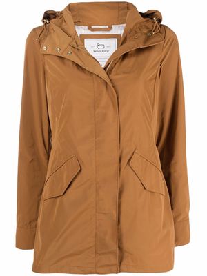 Woolrich Summer button-front parka coat - Brown