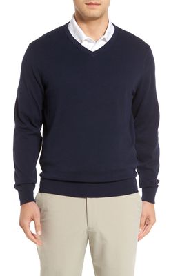 Cutter & Buck Lakemont V-Neck Sweater in Liberty Navy