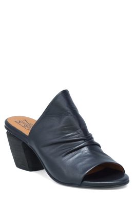 Miz Mooz Ainsley Slide Sandal in Black Leather