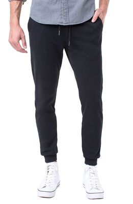 Liverpool Los Angeles Liverpool Men's Stretch Cotton Blend Joggers in Black