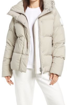 Canada Goose Junction 750 Fill Power Down Packable Parka in Limestone - Calcaire