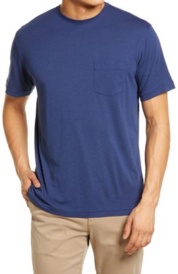 Peter Millar Seaside Pocket T-Shirt in Atlantic Blue
