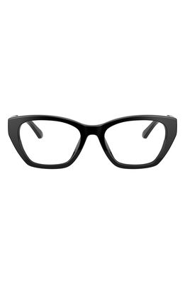 Tory Burch 52mm Optical Glasses in Black/Demo Lens