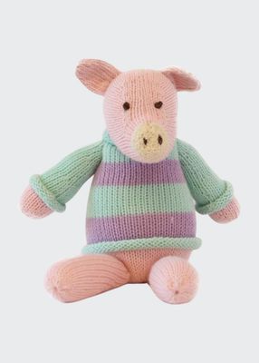 Pig Stuffed Animal Plush Toy - Handmade, Fair Trade