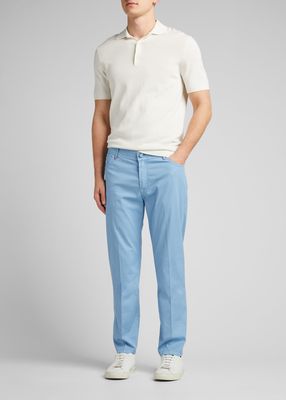 Men's Micro-Pique Garment-Dyed Pants