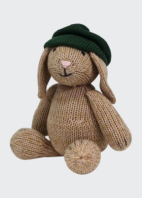 Newsboy Bunny Stuffed Animal Plush Toy - Handmade, Fair Trade