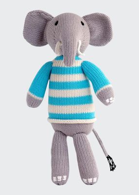 Elephant Boy Stuffed Animal Plush Toy - Handmade, Fair Trade