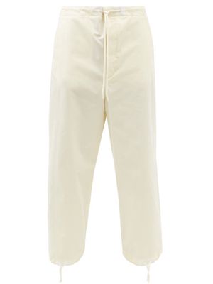 2 Moncler 1952 - Drawstring-cuff Technical-canvas Track Pants - Mens - White
