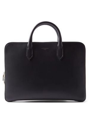 Dolce & Gabbana - Smooth-leather Briefcase - Mens - Black