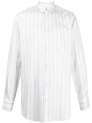 Comme Des Garçons Shirt striped long-sleeve shirt - White