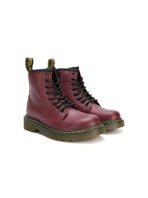 Dr. Martens Kids lace-up boots - Red