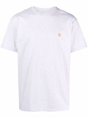 Carhartt WIP embroidered-logo cotton T-shirt - Grey