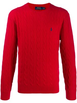 Polo Ralph Lauren cable knit jumper - Red