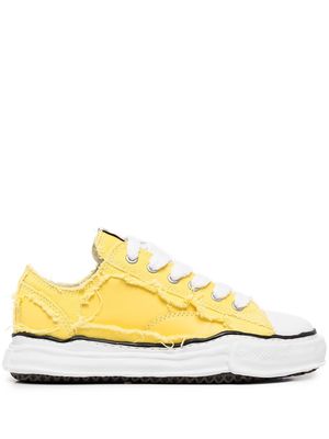 Maison Mihara Yasuhiro Broken Peterson low-top sneakers - Yellow