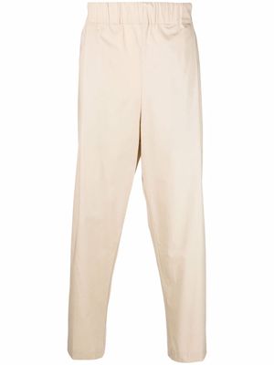Laneus elasticated-waist trousers - Neutrals