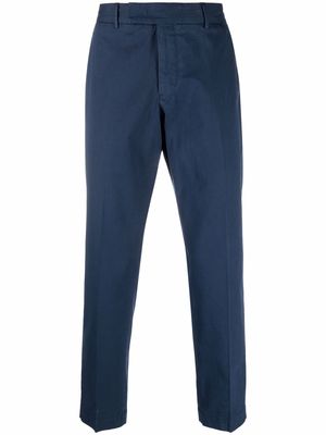 PT TORINO cropped tailored trousers - Blue