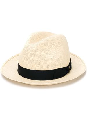 Borsalino narrow brim hat - Neutrals