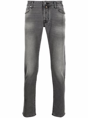 Jacob Cohen mid-rise straight-leg jeans - Grey