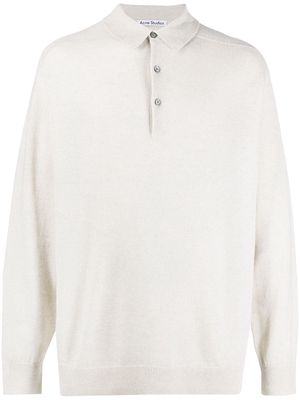Acne Studios polo knitted jumper - Neutrals