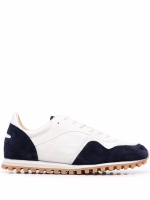 Spalwart panelled low-top sneakers - White