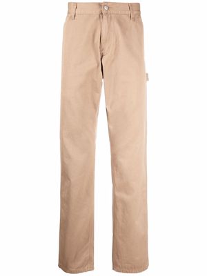 Carhartt WIP four-pocket cotton straight trousers - Neutrals