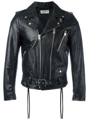 Saint Laurent signature motorcycle jacket - Black